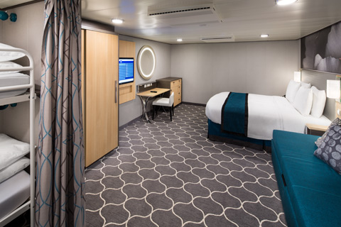 Spacious Ocean View Balcony Room